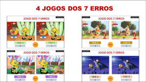 Jogo dos 7 Erros  – 4 Rodadas