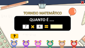 Torneio Matemático – Game de Tabuada